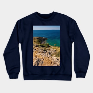 Coast Near Stara Baska, Krk, Croatia Crewneck Sweatshirt